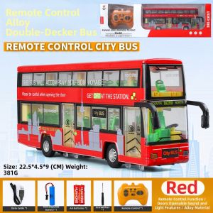 CHAOSHENGDONGMAN | Remote Control Double Decker Bus Model