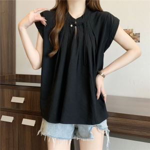 New Chinese Style White Short-Sleeved Shirt Female Summer New Stylish Western Style Small Shirt Loose Slim Fit Slimming Tops