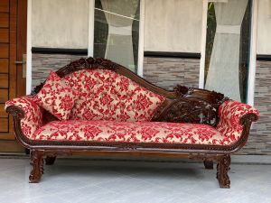 Sofa Pelaminan Jati Ukir Jepara