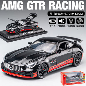 Mercedes-Benz AMG Green Devil GTR Alloy Car Model Toy for Boys Childrens Gift Racing Simulation Metal Car Collectible Model