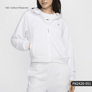 Nike | Áo Hoodie Dễ Thương Form Rộng Có Zip