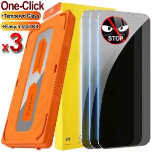 3Sets Privacy Screen Guard for iPhone 18 Pro Max 18 Pro High Transparency Sensitive Touch Scratch Resistant Protector Set
