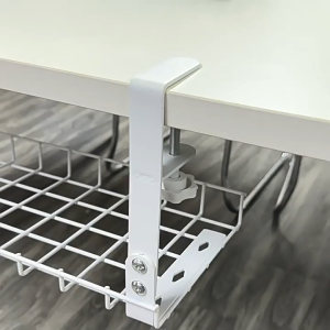 Under Desk Cable Storage Organizer Cable Tray Basket - Width19cm and Length 35cm/50cm/75cm Can Choose