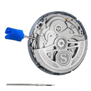 Modified NH35 Mechanical Movement Customized Black Oscillating Weight Rotor Japan NH35A 24 Jewels Automatic 5 Colors