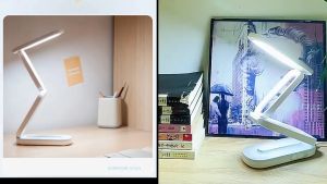 New Portable Foldable Lamp USB Charging Type Fold LED Desk Lamp Energy Saving Rechargeable LED Reading Light Plug In