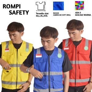 WEARPACK ATASAN PROYEK SAFETY KEMEJA ATASAN BAJU BENGKEL