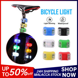 Bicycle Light Bike Night Riding 3-mode Safety Warning LED Frog Front Rear Light Bicycle & Helmet USB Rechargeable Waterproof Taillight