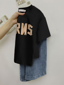 Slim Fit Cotton Short Sleeve Letter T-Shirt Womens Summer Fashionable Base Shirt Inner Wear Compact Stylish Top Waist