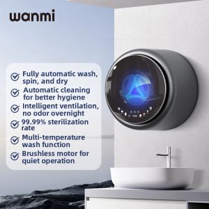 WANMI | Dual Tub Automatic Mini Washer with Drying Function