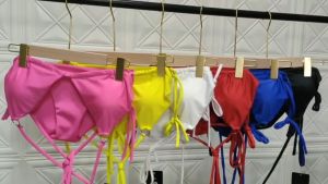 Bikini đồ bơi nữ đi biển 2 mảnh áo ngực kèm mút mỏng quần chip tam giác chất liệu thun lạnh thoáng mát BINSPORTS BHV236