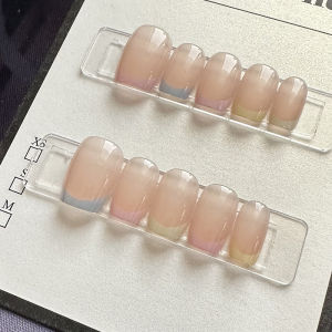 Handmade Cat Eye Nail Stickers Sweet Color 3020 Wearable False Nails Pure Handmade Nail Art Tools Chinese Brand Yuan Ning Qi