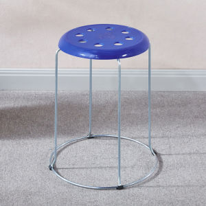 Thick Steel Bar Stool Set Stool Dining Table Stool Plastic round Stool Household Minimalist Fashion High round Stool Special Offer