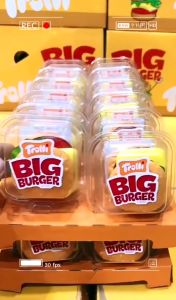 Hộp 24 kẹo dẻo Trolli Burger XXL size khủng 50g