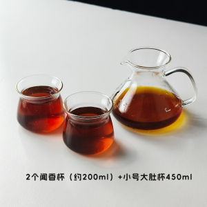 Dheer Hand-Poured Coffee Pot Set Large Capacity Heat-Resistant Glass V60 Filter Cup Ear-Hanging Cup Accessories American Style Coffee Brewing Kit