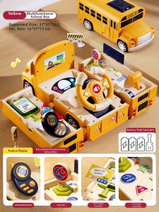 MABAOMABAO | Transformable Bus Toy Car 1-3 Years Old
