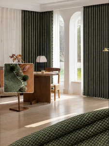 LIANHUAJI | Vintage Style Customized Sun Block Curtain