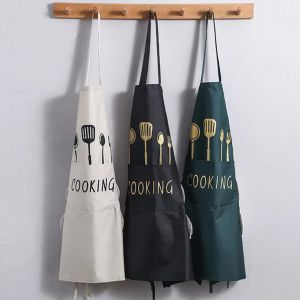 Celemek Masak / Apron Masak Anti Air Minyak Barista Premium