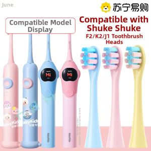 Childrens Electric Toothbrush Head Replacement Soft Bristle Dental Care Oral Health Brush Head for Sakypro F2/K2/J1