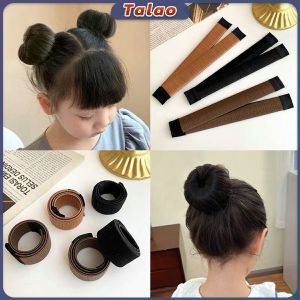 Magic Hair Bun Maker Fashion Disk Hair Styling Clip Donut Quick Messy Bun Updo Curler Hairstyle Tool 4 Colors