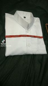 Koko Haibah Polos Saku Depan Warna Hijau Botol Bahan Toyobo Premium | Baju Koko Dewasa Termurah