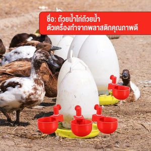 Makayo ถ้วยให้น้ำอัตโนมัติ สำหรับไก่ 4 ชิ้น 6 ชิ้น Automatic drinker