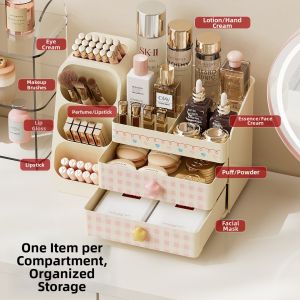 CHUMX | Large Capacity High-Grade Dustproof Drawer Type Cosmetics Organizer