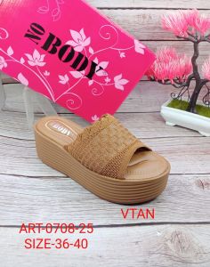 SANDAL WEDGES IMPORT WANITA NO BODY 0708-25
