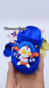 Age 1.5-9Yrs Kids Kuromi Ultraman Sandals Slipper For Kids Size 18-35 Selipar Budak by Shoe Factory Malaysia