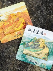 Beijing Badaling Great Wall Metal Fridge Magnet: A Cultural Creative Decorative Style Tourist Attraction Memorial Home Decoration