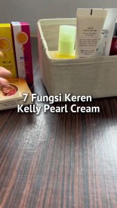 Kelly Original BPOM - Kelly Pearl Cream 15gr - Mencerahkan Kulit Wajah Cream Untuk Kulit Normal Niacinamide Untuk Perawatan Kulit Produk Dermacare Kelly - Lazada