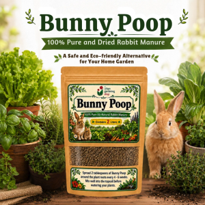 Bunny Poop Dried Rabbit Manure 2L | All Natural  Chemical Free Non Toxic Soil Amendment and Organic Plant Nutrient for All Types of Plants including Herbs Vegetables Ornamental Plants Succulents and Tropical Houseplants