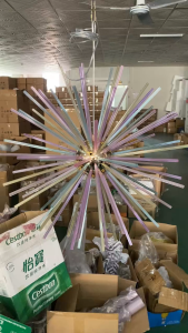 Đèn Chùm Candy Color Nghệ Thuật Cho Phòng Khách