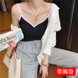 Áo Vest Cotton Nguyên Chất Không Tay Dành Cho Nữ Mùa Hè 2025 Áo Ba Lỗ Ngắn Mặc Trong Và Ngoài Thời Trang Thường Ngày Cotton Nguyên Chất