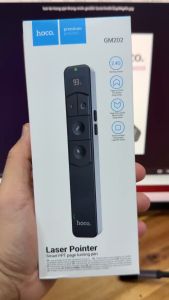 Bút trình chiếu pin sạc lazer đỏ Hoco Gm202 cổng sạc Type C dung lượng pin 180mAh