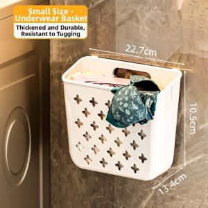 Wall-Mounted Foldable Laundry Basket