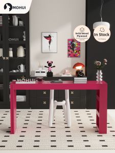 MOHUI | Pastel Pink Memphis Design Designer Table