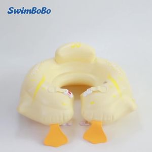 Phao Bơi Tập Bơi Cho Bé Sơ Sinh Có Tựa Đầu Phao Bơi Cho Bé 0-8 Tháng Tuổi Phao Bơi Hình Vòng Tay Bơm Hơi Của Swimbobo