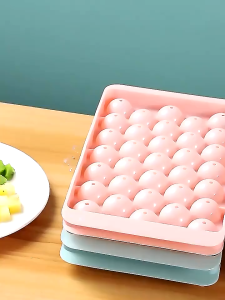 [MHS] Cetakan Es batu Bulat 33 Grid Alat Cetak Puding Eskrim Food Grace (UKURAN JUMBO)