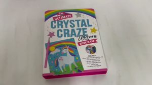 Unicorn Book & Kit Gift Set with Crystal Beads Arts & Craft for Kids to Create Unicorn Design