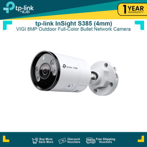 tp-link InSight S385 VIGI 8MP Outdoor Full-Color Bullet Network Camera | TP-Link by EJD