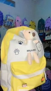 Tas ransel sekolah anak motif kartun Beruang Tas sekolah untuk anak perempuan Tas sekolah Backpack trendi Tas sekolah Terbaru 2023 Tas sekolah anak SD SMP SMA Tas anak remaja cowok cewek Hits