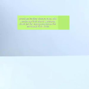 LC-08 Premium Leather Sleeve Case Stand Mousepad Sleek Tas for Laptop Notebook for Macbook 13 14 Inch