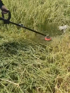 Aluminum Alloy Grass Trimmer Head with 4 Cables Lawn Weed Eater Head Brush Cutter Accessory