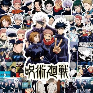 Bandai | Bộ Sticker Graffiti Manga Nhật Bản Gojo Satoru Itadori Yuji & Fushiguro Megumi 65/80 Miếng Dùng Trang Trí Ốp Điện Thoại Bộ Sưu Tập Decal