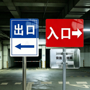 RUIKELAIXIANG | Entrance and Exit Directional Sign Reflective Aluminum Plate
