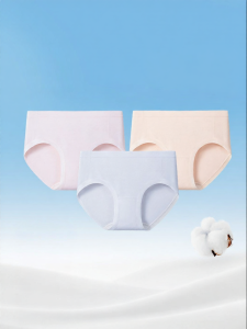 Purcotton | Antibacterial Breathable Womens Mid Waist Panties