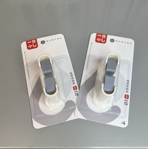 Bathroom Toilet Fixed Broom Mop Storage Clip Seamless Adhesive Hook No Punching Powerful Multi Purpose Mop Storage Clip