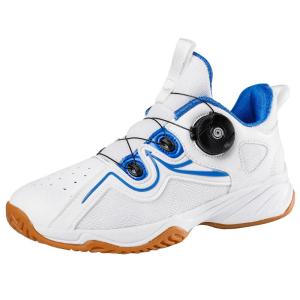 Childrens Badminton Shoes Anti-slip Wear-resistant Training Shoes Carbon Plate Shock Absorption Sports Shoes Rotation Buckle