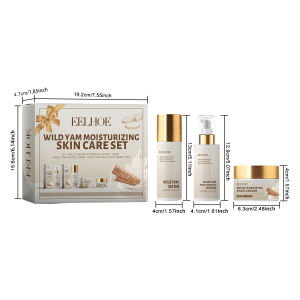 EELHOE Wild Yam Moisturizing Skin Care Set Moisturizing and Moisturizing face cream lotion
