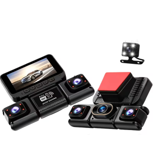 3/4CH WiFi 360° Panoramic Dash Cam 1080P+720P Multi Lens Motion Detection 24H Parking Monitor